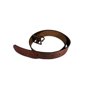 VOLPI CONCERIE Brown GENUINE ITALIAN LEATHER BELT SIZE 36/90cm.. Mens